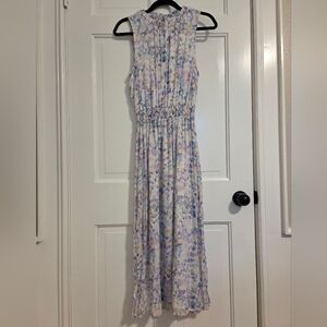 Bella Dahl Dusty Pastel Watercolor Midi Maxi Dress